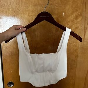 White corset from Edikted